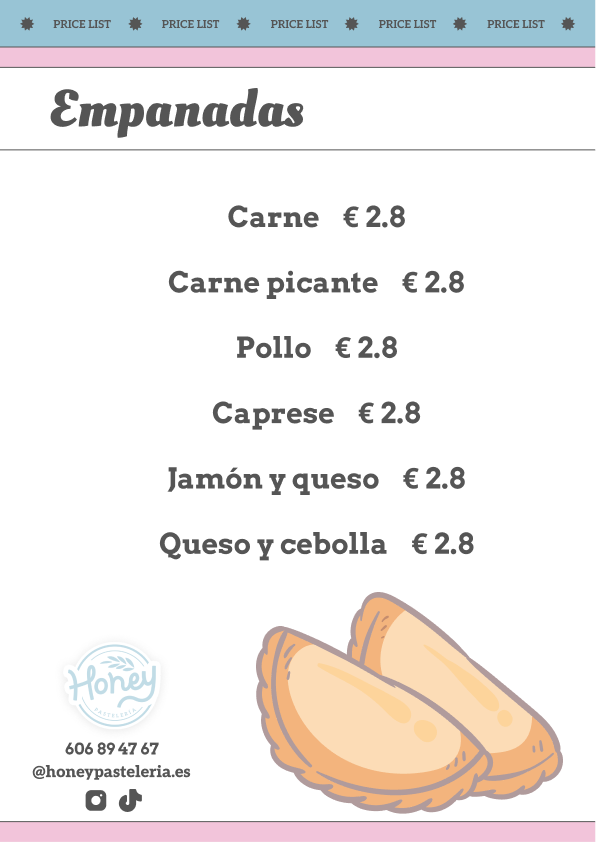 Menú del día